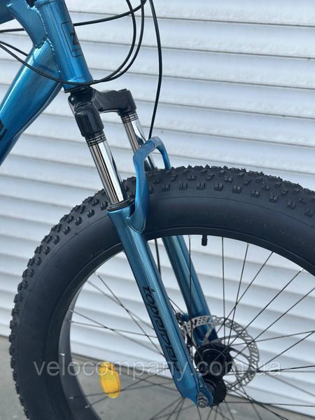 Велосипед Фетбайк (Fatbike) Toprider 215 26" синій Fatbike215 26"/17 синій фото