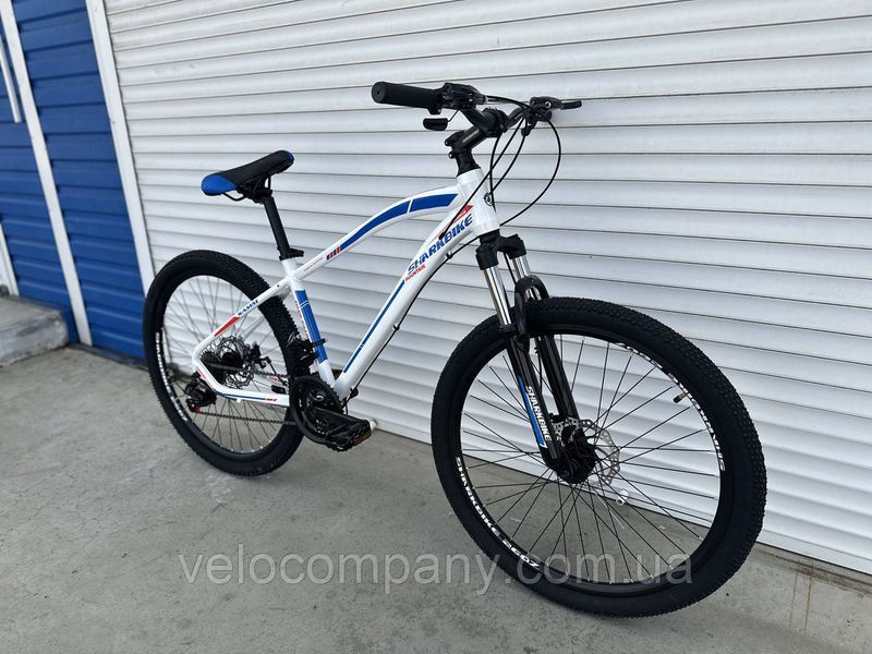 Гірський велосипед Shark Bike 2607 26" рама 16 білий 2607 Al 26/16 білий фото