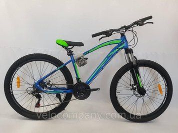 Гірський велосипед Shark Bike 2607 26" рама 16 синій 2607 Al 26/16 синій фото