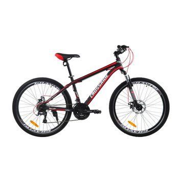 Велосипед горный CROSSRIDE Bullet 26" ST рама 14" Черно-красный 3143900589 фото