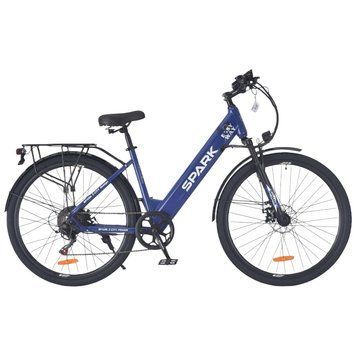 Велосипед з електромотором SPARK E-CITY EASY WAY 18" 48V/500W/12,5Ah Cиній 239960 фото