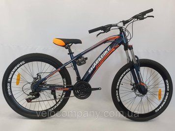 Гірський велосипед Shark Bike 2602 26" рама 16 синій 2602 26/16 синій фото