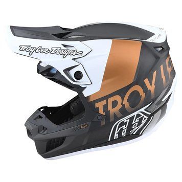 Мото Шолом TLD SE5 Carbon Helmet [QUALIFIER WHITE / BRONZE] M 171559003 фото