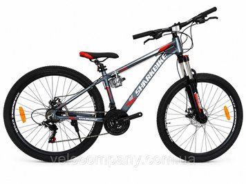 Гірський велосипед Shark Bike 27501 27.5" рама 13.5 сірий 27501 Al 27.5/13.5 сірий фото