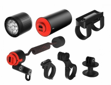 Комплект фара + набір кріплень Knog PWR Mountain Kit 2000 Lumens POWERBANK 12208 фото