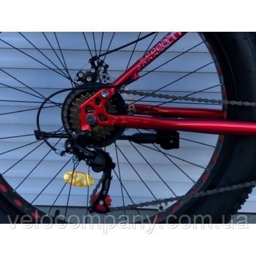 Велосипед Фетбайк (Fatbike) Toprider 620 26" червоний Fatbike 620 26"/17 черв фото
