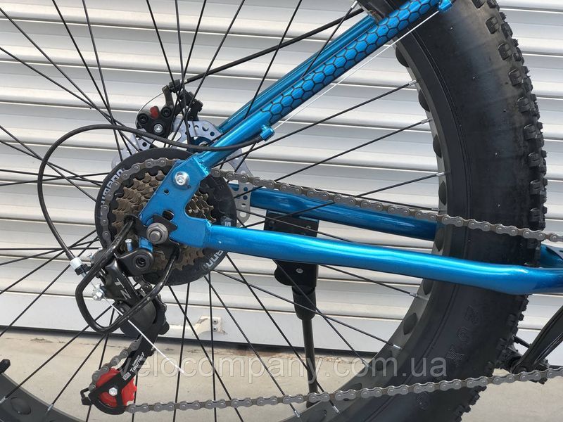 Велосипед Фетбайк (Fatbike) Toprider 620 26" синій Fatbike 620 26"/17 синій фото