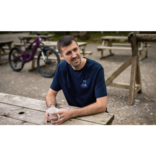 Футболка Peaty's T-Shirt, Summit / French Navy, XL PPW-25-TEE-SMT-NVY-XL фото