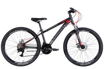 Велосипед AL 26" DISCOVERY BASTION AM DD 2022 рама 18" Черно-красный 3143900735 фото