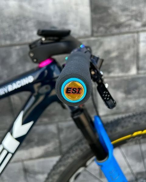 Заглушки керма ESI Bar Plug Blue, сині BP1BU фото