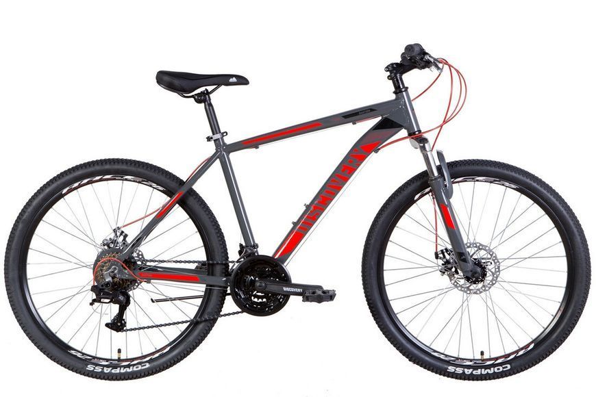 Велосипед AL 26" DISCOVERY BASTION AM DD 2022 рама 18" Черно-красный 3143900735 фото