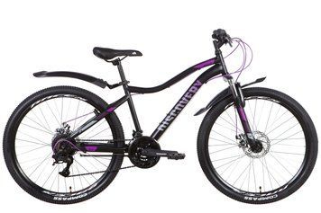 Велосипед 26" Discovery KELLY AM DD 2022 рама 16" Черно-фиолетовый 3143900611 фото