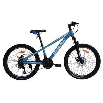 Велосипед SPARK RIDE (колеса - 24", сталева рама - 12") Блакитний 238407 фото