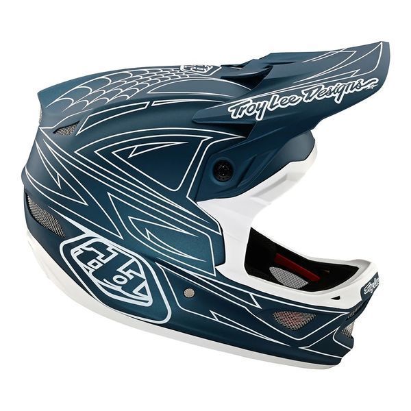 Вело шолом TLD D3 FIBERLITE HELMET SpiderStripe [Blue] M 198550033 фото