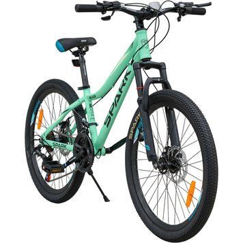 Велосипед SPARK SKADI (колеса - 24", сталева рама - 12") М'ятний 240095 фото