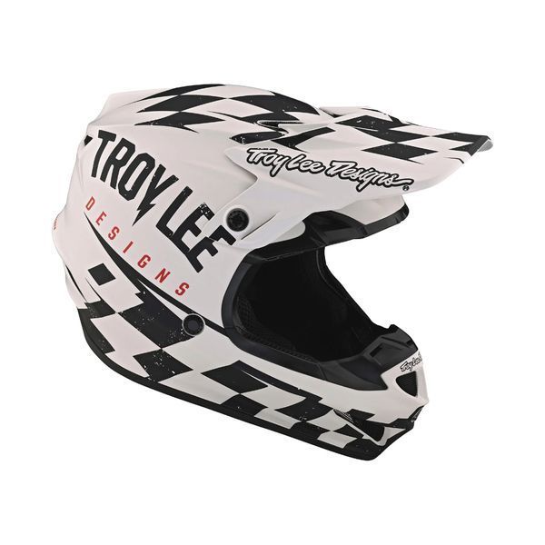 Мотошолом TLD SE4 POLYACRYLITE HELMET RACE SHOP [WHITE/BLACK] L 109042013 фото