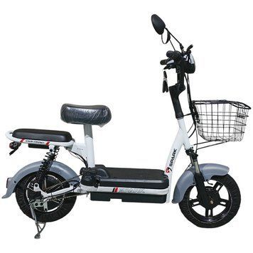Велосипед з електромотором SPARK COMPACT 14" 48V/400W/12Ah Сірий 246418 фото
