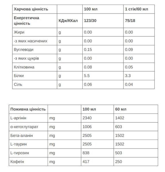 Гель 226ERS Energy Shot XTREM 250мг кофеїну синя енергія 60г 24шт/уп 1440г SPRO-23-61 фото