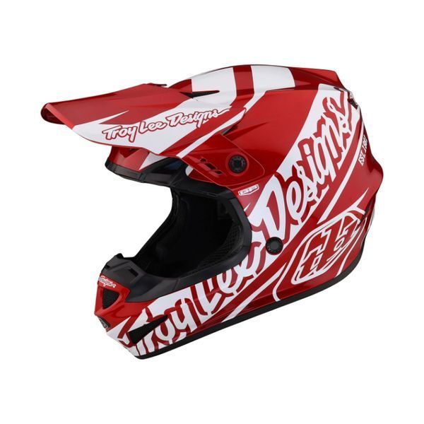 Мотошолом TLD GP HELMET SLICE [RED/ WHITE] XL 103217005 фото
