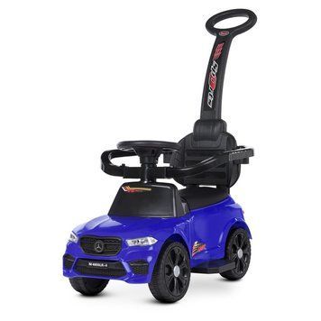 Дитячий електромобіль Bambi M 4855LR-4 синій 2 в 1 28095 фото