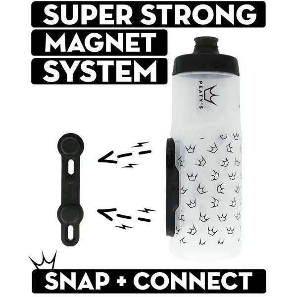 Фляга Peaty's x Fidlock Lockin Bottle, Crown / Smoke, 600ml PBTL-LGO-SMK-600-12 фото