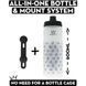 Фляга Peaty's x Fidlock Lockin Bottle, Crown / Smoke, 600ml PBTL-LGO-SMK-600-12 фото 8