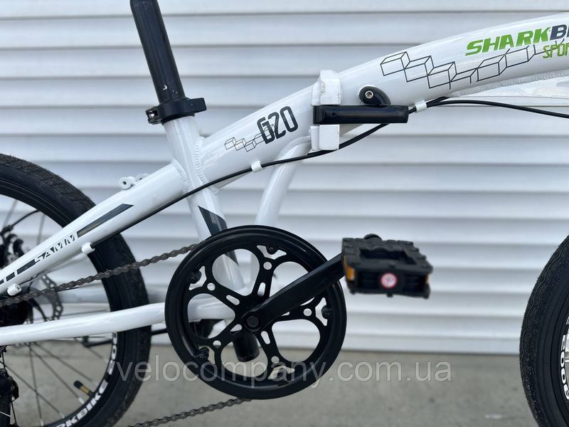 Складний міський велосипед Shark Bike 20" білий 2006 Al 20"/10 білий фото