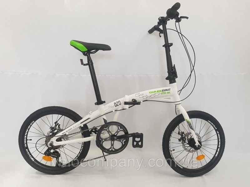 Складний міський велосипед Shark Bike 20" білий 2006 Al 20"/10 білий фото