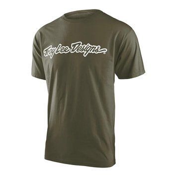 Футболка TLD SHORT SLEEVE TEE SIGNATURE [MILITARY GREEN] M 701917022 фото