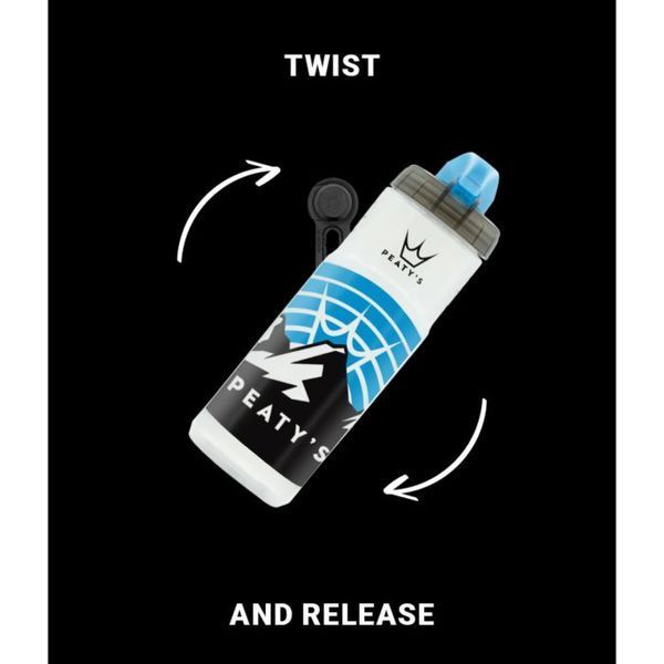 Фляга Peaty's x Fidlock Lockin Bottle, Speed Products / Smoke, 600ml PBTL-SPS-SMK-600-12 фото