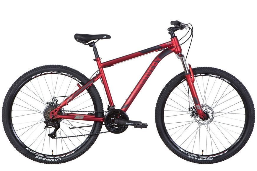 Велосипед 29" DISCOVERY TREK AM DD 2022 рама 19" Темно-серый с синим 3143900638 фото