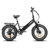 Електровелосипед Samebike LOTDM200-II 750W 48V 13Ah, колеса 20", з ручкою газу, чорний LOTDM200-II-black фото